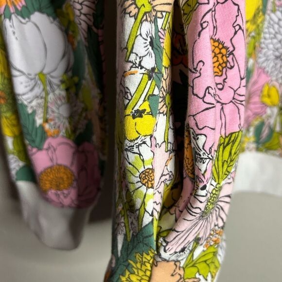 Vera Bradley Plus Size French Terry Quarter Zip Sweatshirt with Pockets - Picture 12 of 13